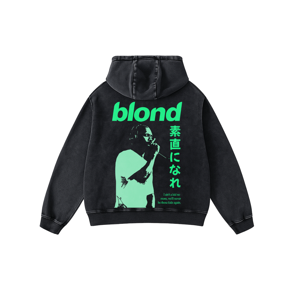 NeoBlonde Oversized Acid Wash Hoodie
